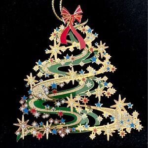 CHEMART CONTEMPORARY CHRISTMAS TREE ORNAMENT.